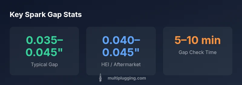 Spark plug gap statistics for Chevy 350 engines