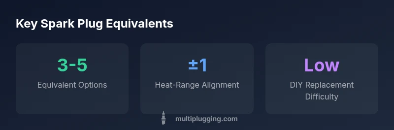 Diagram showing spark plug equivalence concepts