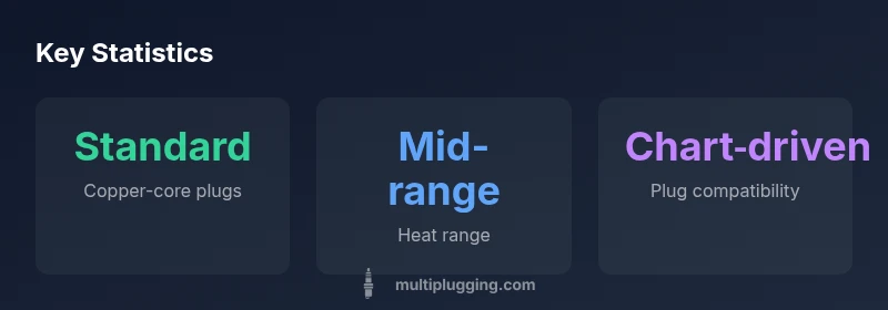 Infographic showing plug types, heat range, and compatibility